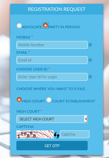 E- court login